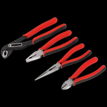 Sealey 4 Piece Comfort Grip Plier Set