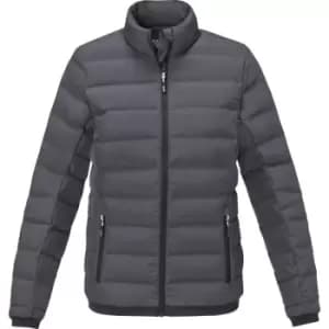 Elevate Womens/Ladies Insulated Down Jacket (S) (Storm Grey)