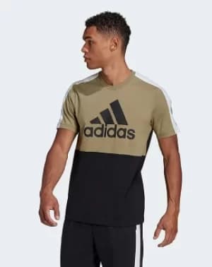 adidas Colour Block T- Shirt