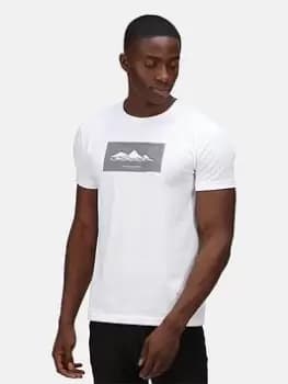 Regatta Breezed II T-Shirt - White, Size S, Men