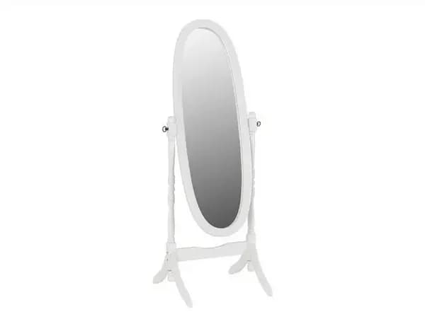 Seconique Contessa White Wooden Cheval Mirror