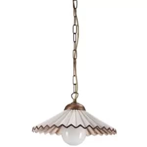 Onli Rosina Dome Pendant Ceiling Light, Ceramic Shade