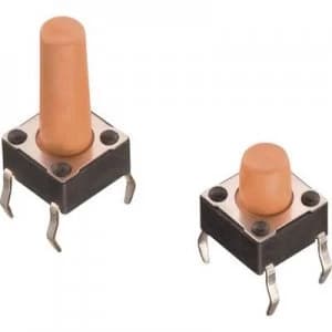 Wuerth Elektronik WS TSS 430156050736 Pushbutton 12 Vdc 0.05 A 1 x OffOn momentary