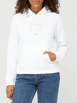 Tommy Jeans Essential Logo Hoodie - White
