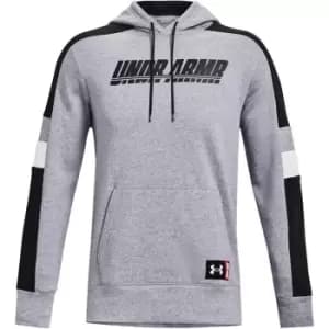Under Armour Baseline Fleece Pull Over Hoody Mens - Grey