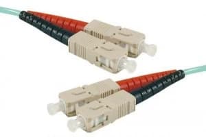 0.5m Fibre Duplex Om3 50 125 Lszh Scsc