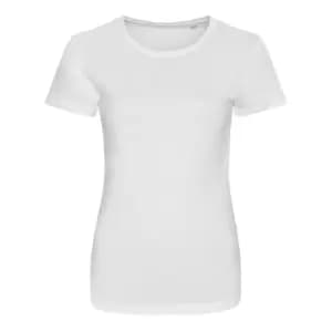 AWDis Womens/Ladies Girlie Tri-Blend T-Shirt (S) (Solid White)