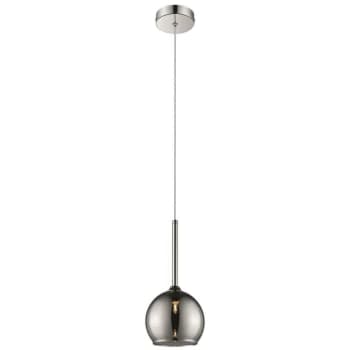 Spring Lighting - 1 Light Dome Ceiling Pendant Chrome with Glass Shade, G9