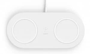 Belkin 10W Qi Dual Wireless Charger Pad Incl. Plug - White