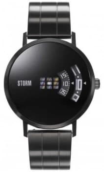 STORM Remi V2 Slate Black Steel Bracelet Black Dial Watch