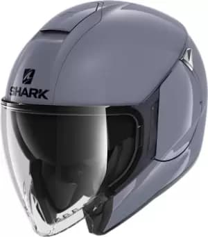 Shark CityCruiser Blank Jethelm, grey Size M grey, Size M