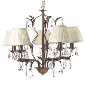 Karen Multi Arm Chandelier with Shades Bronze