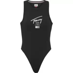 Tommy Jeans Signature Tank Bodysuit - Black