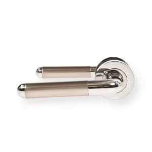 LocksOnline Olivia Lever Handle Set on Round Rosette
