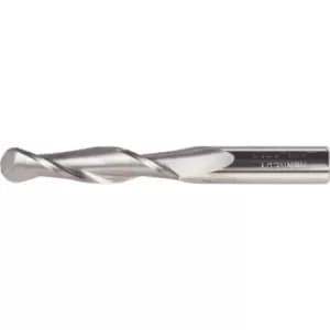 12.00MM Carbide Micrograin Plain Shank 2 Flute Long Series Ball Nosed Slot Drills