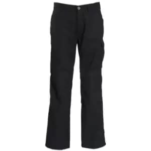 Tranemo Mens Comfort Light Non Scratch Lightweight Trousers (36T) (Black) - Black