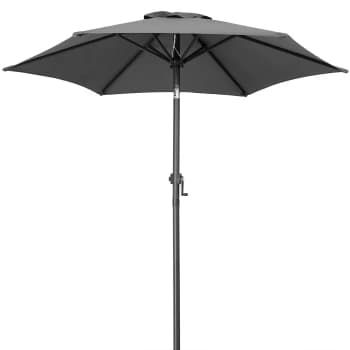Parasol Fiji Anthracite 2m Crank & Tilt
