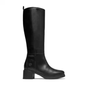 Timberland Dalston Vibe Tall Boot For Her In Black Black, Size 3.5