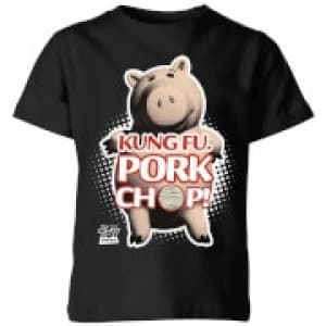 Toy Story Kung Fu Pork Chop Kids T-Shirt - Black - 3-4 Years