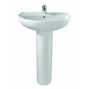 Twyford Alcona One Tap Hole Washbasin 500 mm x 410 mm AR4111WH