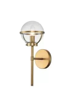 Hinkley Hollis Bathroom Wall Lamp Heritage Brass IP44