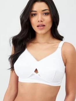 Berlei Cotton Total Support Non Wire Bra - White