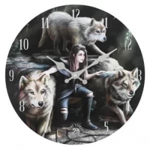 Anne Stokes Power Of Three MDF Clock
