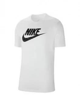Nike Sportswear Camo T-Shirt - White/Black
