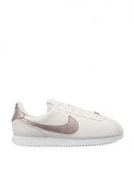 Nike Cortez Basic Sl Junior Trainer Grey Red Size 3