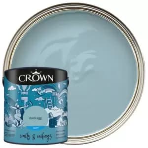 Crown Matt Emulsion Paint - Duck Egg - 2.5L