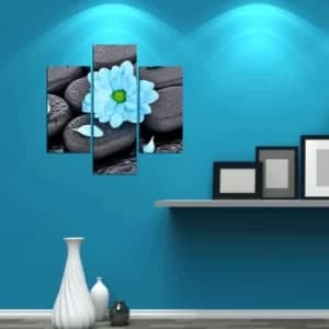 3MDF-076 Multicolor Decorative MDF Painting (3 Pieces)