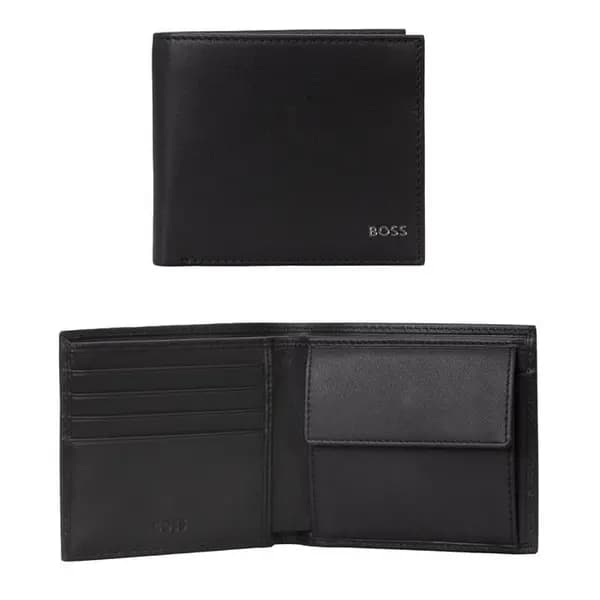 Boss Randy 4 Card Coin Wallet - Black One Size