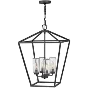 Elstead Quintessentiale - Quintiesse Hinkley Alford Place Outdoor Pendant Ceiling Light Museum Black, IP44