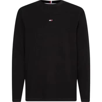 Tommy Sport Essential Long Sleeve T Shirt - Black