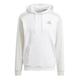 adidas Essentials M lange French Terry Hoodie Mens - White / Grey Two Mel