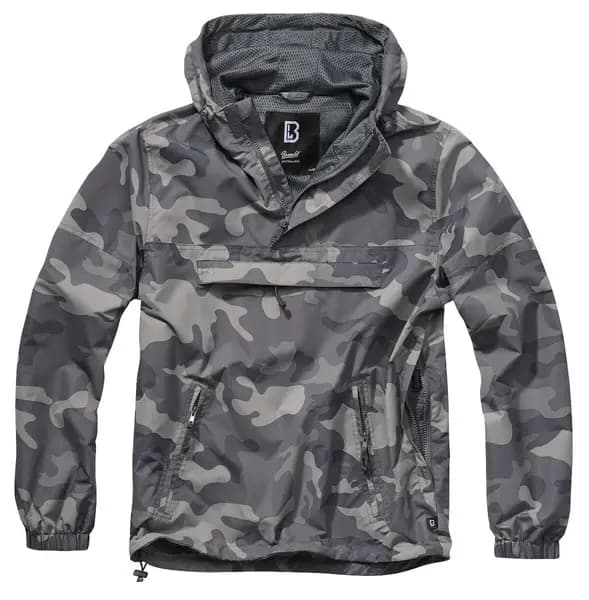 Brandit Light Windbreaker Windbreaker grey camo