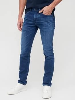 Hugo Boss Delaware Slim Fit Jeans Mid Blue Size 32 Men