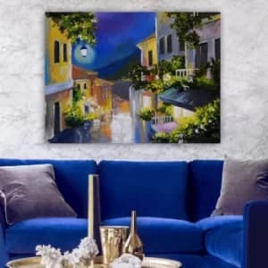 250905556_70100 Multicolor Decorative Canvas Painting