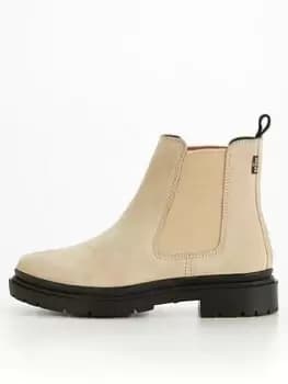 Levis Trooper Suede Chelsea Boot - Beige, Beige, Size 6, Women