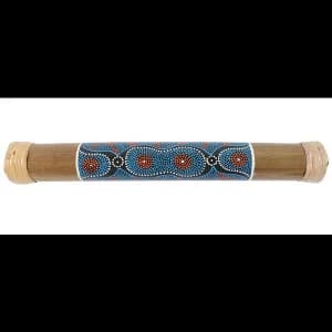 Bamboo Rainstick with Pattern