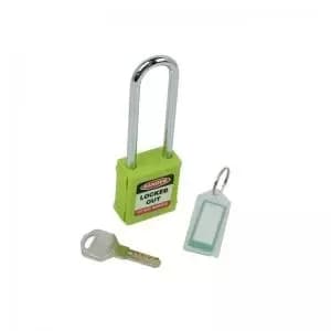 Safety Lockout Padlocks Long Shackle - Green each