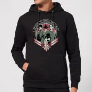 Captain Marvel Take A Risk Hoodie - Black
