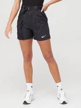 Nike NSW Swoosh Woven Short - Black Size M Women