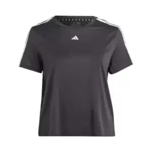 adidas AEROREADY Train Essentials 3-Stripes T-Shirt (Plus - Black