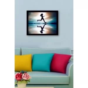 SC0935 Multicolor Decorative Framed MDF Painting