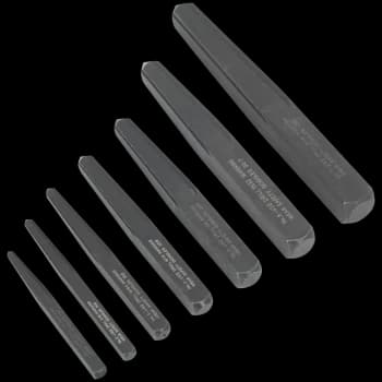 Sealey Screw Extractor Square Type Set Pack of 7