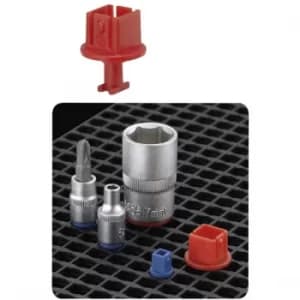 Toolcraft 553947 Perf Plate Universal Clips 1/2" 25mm x 20 mm x 2...