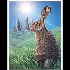 Small Solstice Canvas Picture by Lisa Parker