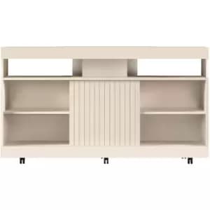 120 TV flat screen TV unit, gloss white