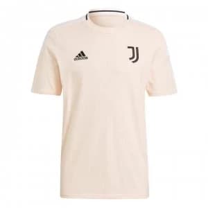 adidas Juventus T Shirt Mens - Pink Tint/Black